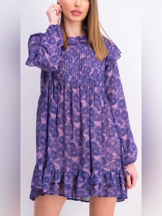 Free People Dresses & Skirts - Free People Purple These Dreams Mini Dress